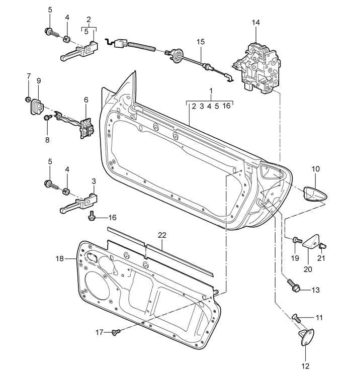 Porsche Boxster Door Panel Removal Mirror Switch Replacement 986 987 1997 08 Pelican Parts Technical Article